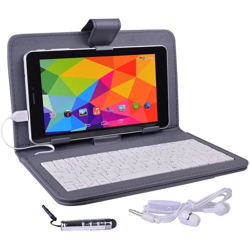 Maxwest Nitro Phablet 71 Dual-Core 1.2GHz 512MB 8GB 7" Touchscreen Unlocked 4G Dual-SIM Phone/Tablet Android 4.4 (Gray)