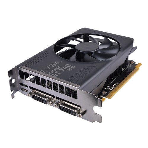 EVGA GeForce GT 740 Superclocked 2GB GDDR5 PCI Express (PCIe) Dual DVI Video Card w/mini-HDMI