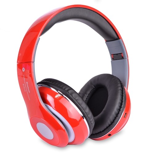 Bluetooth Wireless Foldable On-Ear Headphones w/Integrated Microphone