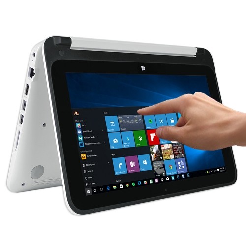 HP 11-p110nr x360 Touchscreen Celeron N2840 Dual-Core 2.16GHz 2GB 32GB eMMC 11.6" WLED Convertible Notebook W10H - B