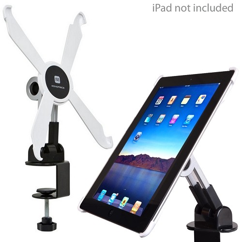 (10-Pack) Monoprice 11597 Adjustable Desk Mount Swivel Stand for iPad 2nd
