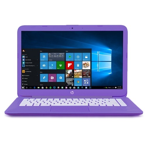 HP Stream 14-ax020wm Celeron N3060 Dual-Core 1.6GHz 4GB 32GB eMMC 14" WLED Notebook W10H w/Cam & BT (Purple)
