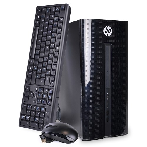 HP 251-a119w Fusion Quad-Core A6-6310 1.8GHz 8GB 1TB DVD±RW Desktop PC W10H w/DVI & WiFi-N - B