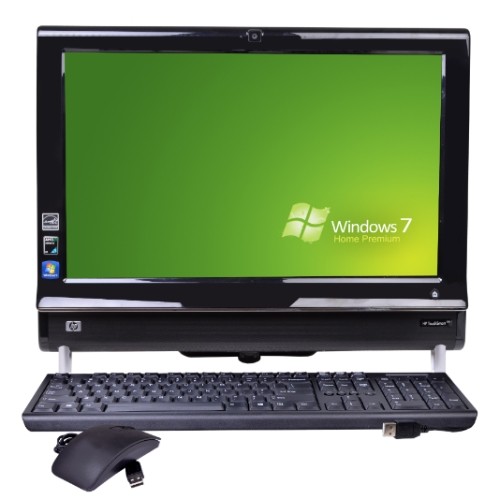 HP 300-1223 TouchSmart 20" Athlon II X2 240e 2.8GHz All-in-One PC - 4GB 750GB/DVD±RW/Radeon HD 3200/W7HP/Cam