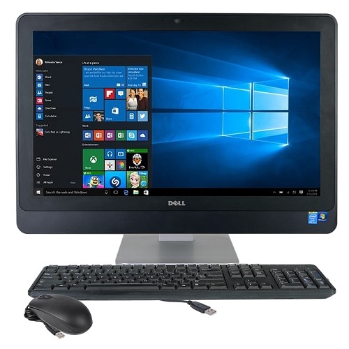 Dell OptiPlex 9020 23" 1080p Core i5-4570S Quad-Core 2.9GHz All-in-One PC -  8GB 500GB DVD±RW/W10P/Cam/WiFi/BT