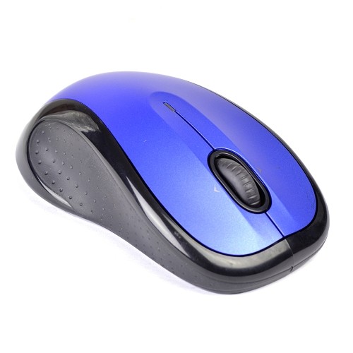 Logitech M510 7-Button Wireless Laser Scroll Mouse w/Tilt Wheel Plus Zoom & Nano Transceiver (Blue) - B
