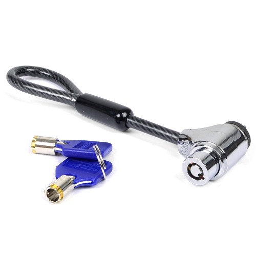 CODi A02008 Flex-Head Desktop Security Lock w/2 Keys - Perfect for Securing Multiple Desktop Devices!