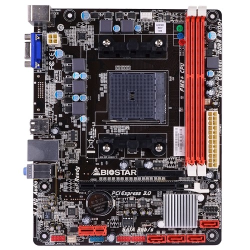 Biostar A58ML AMD A55 Socket FM2+/FM2 mATX Motherboard w/Video
