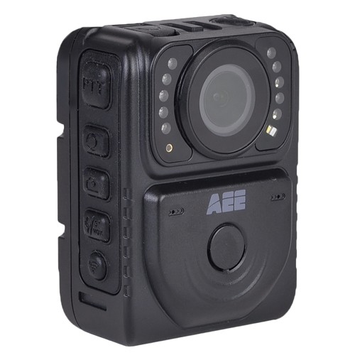 AEE P60 1080p Law Enforcement Body Worn Camera Kit w/22MP Photo Resolution & Wi-Fi (Black)