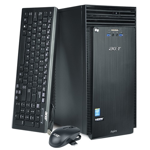 Acer Aspire TC ATC-710 Core i5-6400 Quad-Core 2.7GHz 16GB 1TB DVD±RW W10H Desktop PC w/Dual HDMI