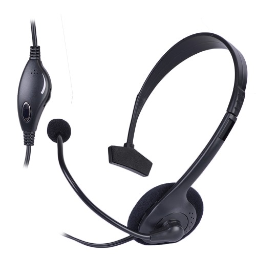 GearHead AU1000 Mono Headset w/Flexible Boom Microphone