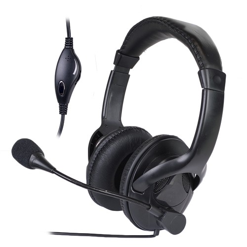 GearHead AU3700S Multimedia Headset w/Flexible Boom Microphone