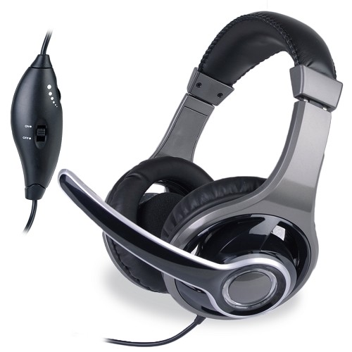 Gear Head AU5000 Open-Air Gaming Headset w/Boom Microphone