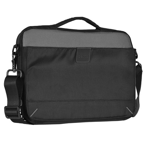 Belkin Air Protect EVA Shock-Absorbing Padded Case for Chromebooks w/Adjustable Shoulder Strap - Fits 11" (Black/Gray)