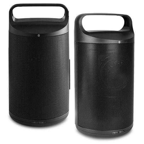 (2-Pack) Blackweb BWA15AV107 RIFT Water-Resistant Indoor/Outdoor Portable Bluetooth Wireless Speaker (Black)