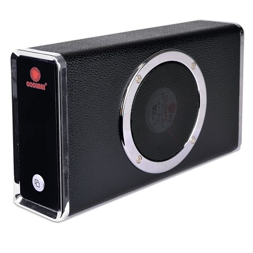 3.5" Coolmax CD-390BK-ESAT USB 2.0/eSATA Ext SATA HDD Enclosure w/80mm Fan & OTB (Black Leather) - Supports up to 2TB!