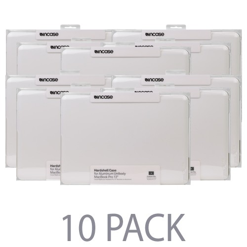(10-Pack) Incase CL57456 Hardshell Case for Aluminum Unibody MacBook Pro 13" (White)