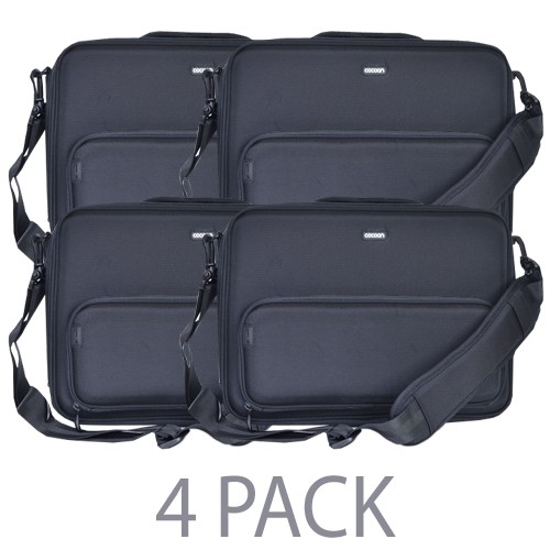 (4-Pack) Cocoon Chelsea CLB405 Laptop Case w/Grid-It Organization System - Fits 16" (Black)