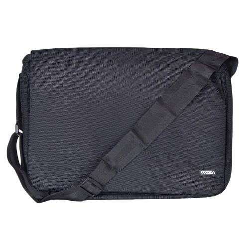 Cocoon Soho Ballistic Nylon Laptop Messenger Bag w/Strap & Grid-It System - Fits 16" (Black) - CMB401BY