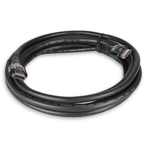 12' PPC CX-HD-12 High Speed HDMI Cable - HDMI (M) to HDMI (M) Cable w/Ethernet & Locking Connector (Black)