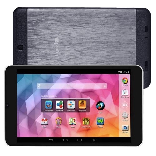Digital2 Pad Platinum OctaCore (8-Core) 1.7GHz 1GB 16GB 8" Capacitive HD IPS Tablet Android 4.4 w/Cams & BT  (Black) - B