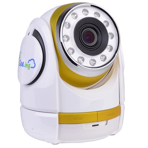 DXG Technology Seeing DXG-110V Video Monitoring Wireless Pan/Tilt 720p SmartCam w/2-Way Audio & Full Wi-Fi for iOS