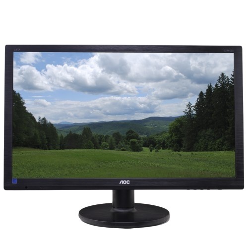 24" AOC e2460Swhu DVI/HDMI 1080p Widescreen Slim LED LCD Monitor w/Speakers