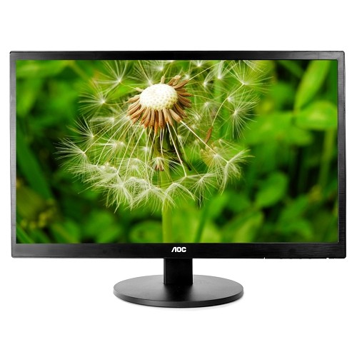23.6" AOC E2470SWHE Dual HDMI/VGA Full HD 1080p Widescreen Slim LED LCD Monitor (Black)
