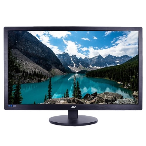 27" AOC E2770SHE HDMI/VGA 1080p Widescreen Ultra-Slim WLED LCD Monitor (Black)