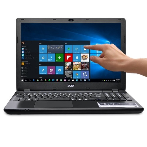 Acer Aspire E5-571P Touchscreen Core i5-5200U Dual-Core 2.2GHz 12GB 1TB DVD±RW 15.6" LED FHD Notebook W10H w/Cam (Black)
