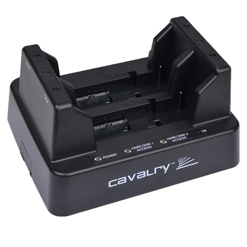 2.5"/3.5" Cavalry Retriever Pro SuperSpeed USB 3.0 SATA HDD Dual-Bay Dock w/One Touch Duplicator Button & RAID 1 Support