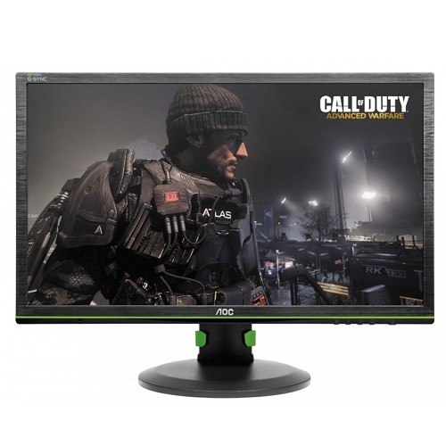 24" AOC G2460PG DisplayPort 1080p Rotating Widescreen WLED LCD Gaming Monitor w/NVIDIA G-SYNC & USB 3.0 Hub (Black)