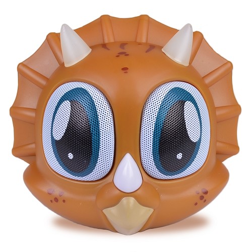 Electric Friends Dex the Dinosaur Mini Speaker w/Built-in Retractable 3.5mm Tangle-Free Cable