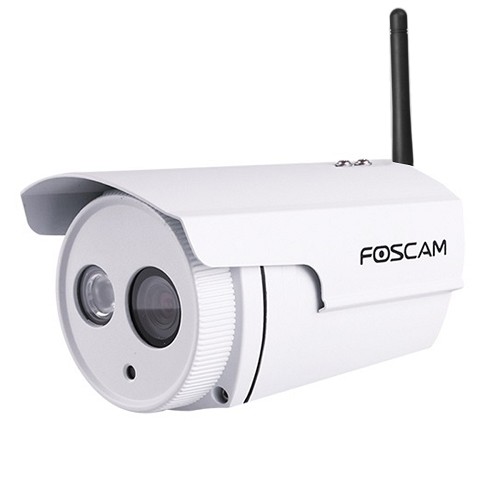 Foscam FI9803P Outdoor Waterproof 720P Wireless Day/Night IP Camera w/36 IR LEDs (White)