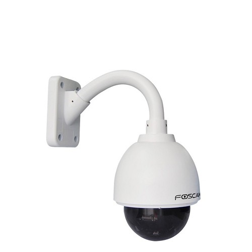 Foscam FI9828W HD Wireless PTZ Outdoor Day/Night Dome IP Camera w/Remote Viewing (White)