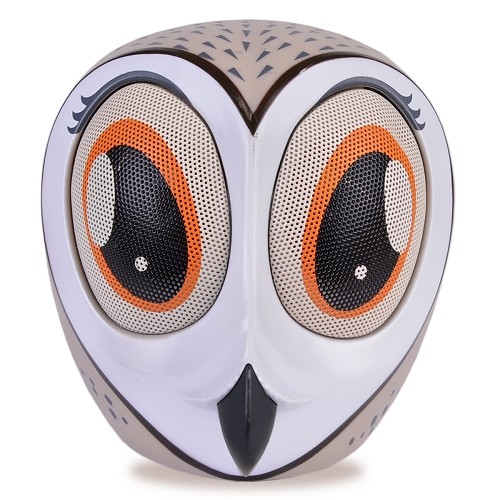 Electric Friends Gerty the Owl Mini Speaker w/Built-in Retractable 3.5mm Tangle-Free Cable - B