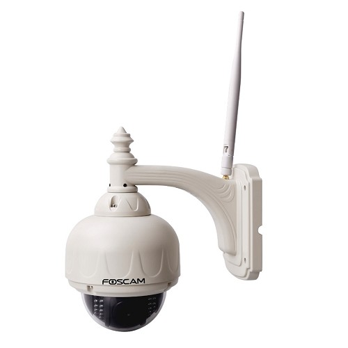 Foscam FI8919W Wireless Outdoor Weatherproof IP Camera w/Pan Tilt & Remote Viewing (White)