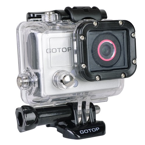 Gotop Silver Edition Full HD 1080p Sports Action Waterproof Mountable Camera w/1.5" LCD