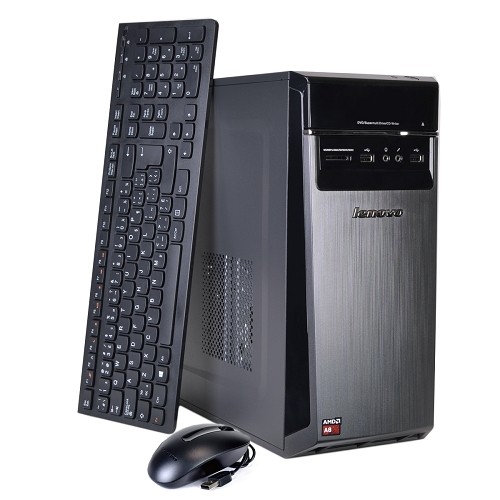 Lenovo H50-55 Fusion Quad-Core A8-7600 3.1GHz 8GB 1TB DVD±RW W8.1 Desktop w/HDMI