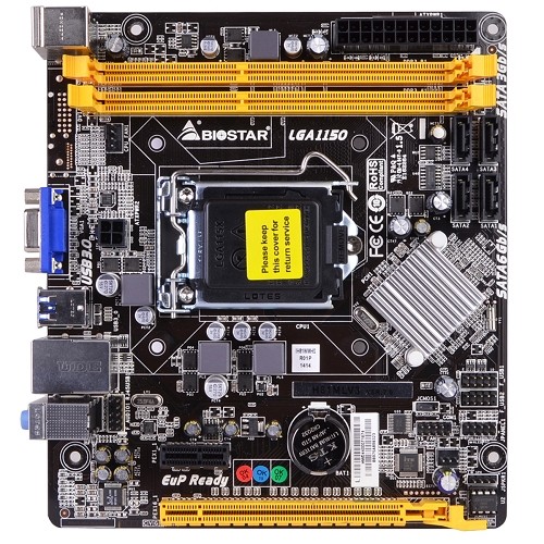 Biostar H81MLV3 Intel H81 Socket 1150 mATX Motherboard w/Video