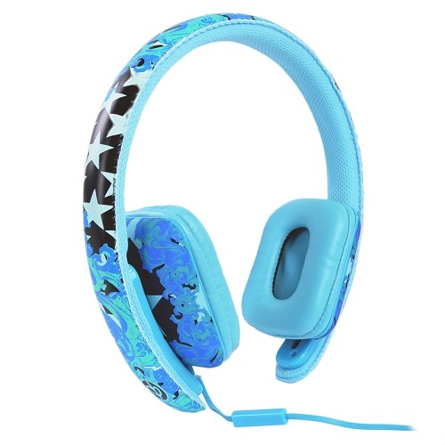 Ear Party Ch!c Buds Noise Cancelling Over-Ear Stereo Headphones w/Inline Mic