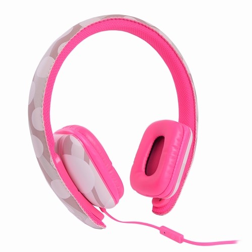 Ear Party Ch!c Buds Noise Cancelling Over-Ear Stereo Headphones w/Inline Mic
