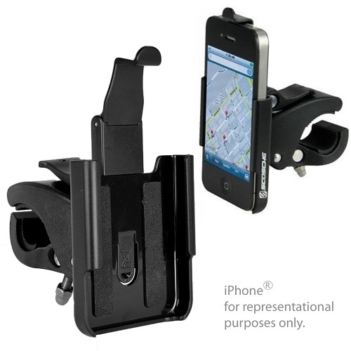 Scosche handleIT II Bike Mount for iPhone 4/4S w/360° Swivel & Quick Release System (Black)
