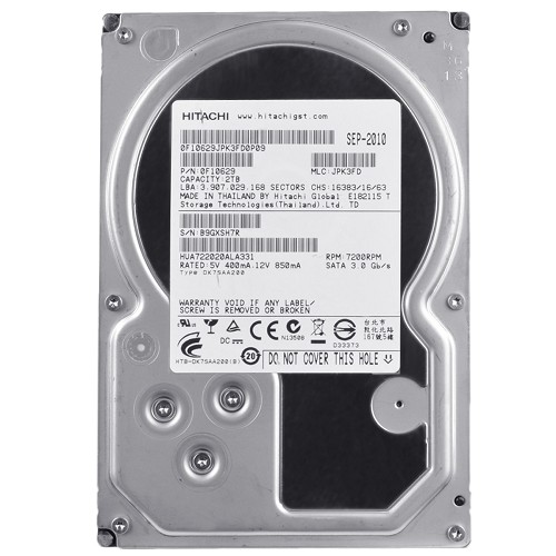 Hitachi Ultrastar A7K2000 BDE Enterprise 2 Terabyte (2TB) SATA/300 7200RPM 32MB Hard Drive