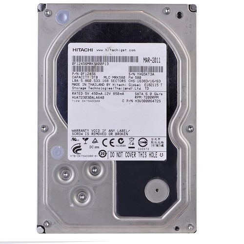 Hitachi Deskstar 7K3000 3 Terabyte (3TB) SATA/600 7200RPM 64MB Hard Drive
