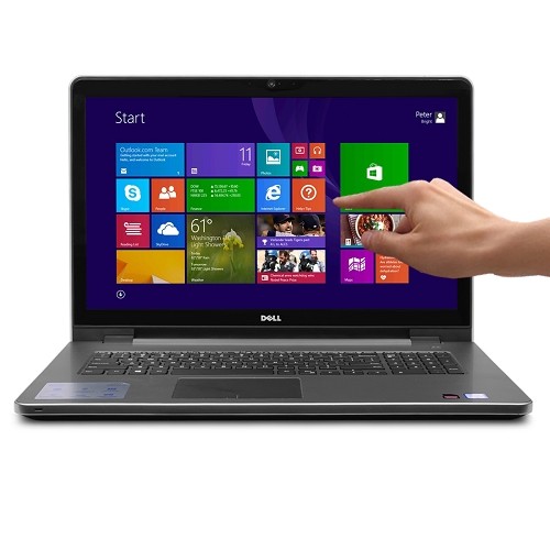 Dell Inspiron 17 Touchscreen Core i7-5500U Dual-Core 2.4GHz 16GB 1TB DVD±RW 17.3" LED Laptop W8.1 w/Cam & BT (Silver)