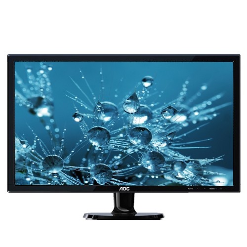 24" AOC I2421VWH HDMI/DVI/VGA 1080p Widescreen Ultra-Slim IPS LED LCD Monitor (Black)