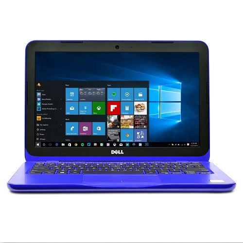 Dell Inspiron 11 Celeron N3060 Dual-Core 1.6GHz 4GB 32GB eMMC 11.6" LED Laptop W10H w/HD Webcam (Bali Blue) - B