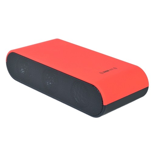 iFrogz IF-BSP-RED BoostPlus NearField Audio (NFA) Wireless Speaker for Smartphones/MP3 Players w/3.5mm Aux Jack (Red)