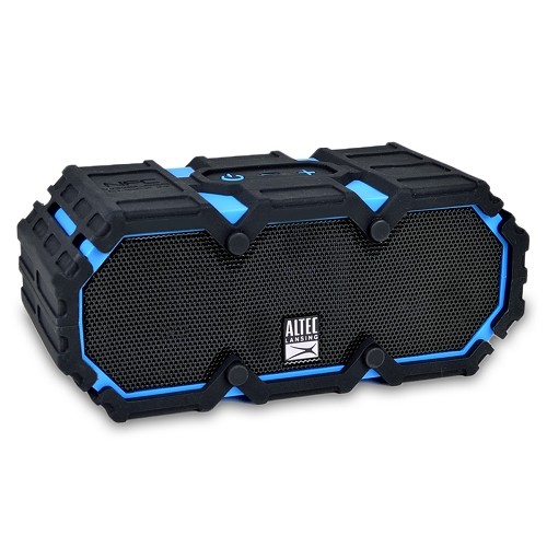 Altec Lansing IMW577 LifeJacket 2 Rugged Waterproof Bluetooth Wireless Speaker w/3.5mm Aux Jack & USB Charging (Blue)